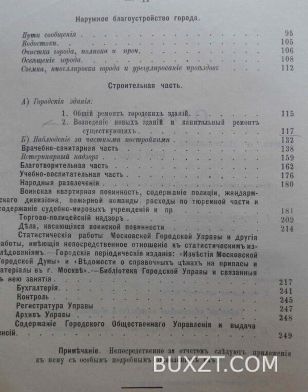 Отчет о деятельности Московской городской управы за 1898 год. — изображение 3