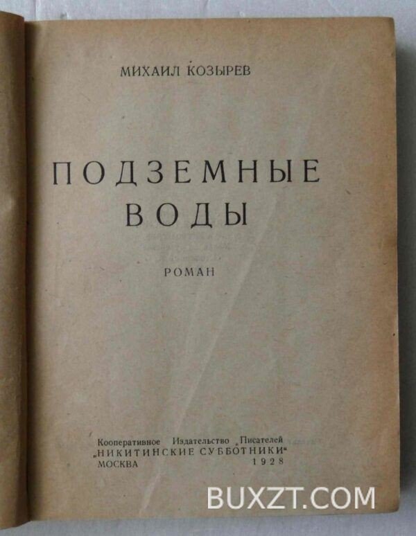 Подземные воды. Козырев М. — изображение 2